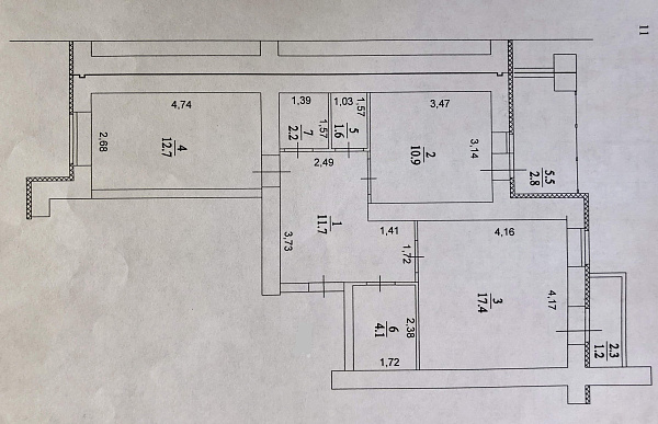 2-комнатная квартира Чистопрудненская, 4